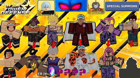 The Halloween banner leaves with the next update, so make sure to get on that now, guys! This page is your go-to space for Anime World Tower . . All star tower defense banner right now